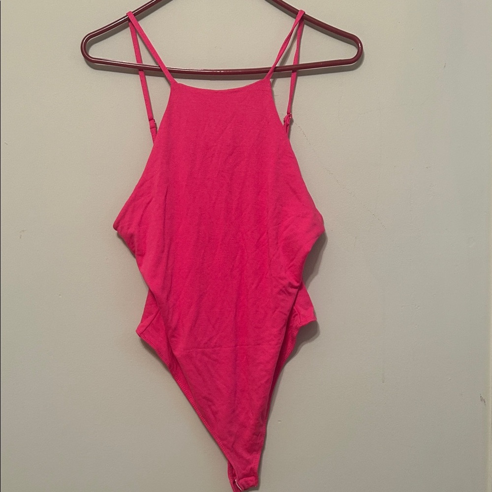 Haute Monde Vibrant Pink Bodysuit